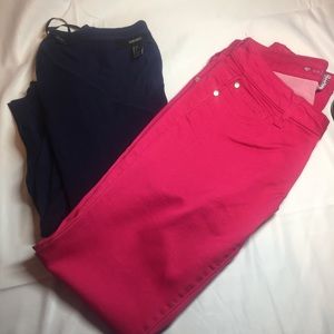 Hot Pink Skinny Jeans Size 5